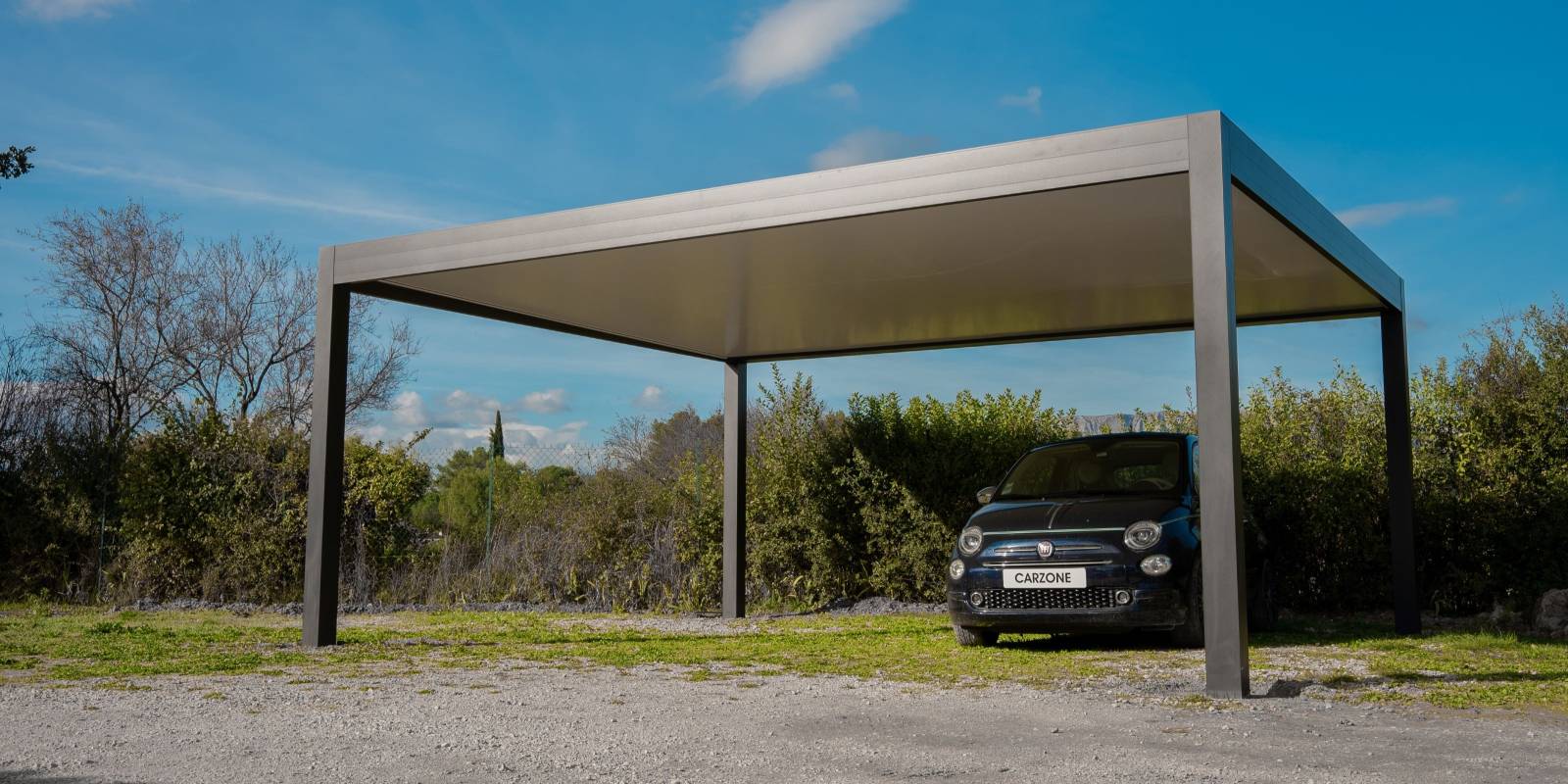 abri voiture en aluminium à Peynier