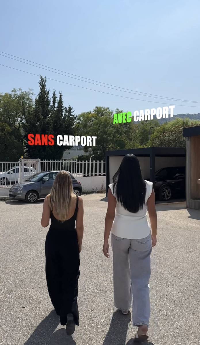 vidéo abri de voiture 