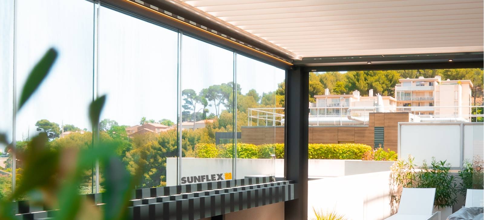 rideaux de verre sunflex marseille pergola