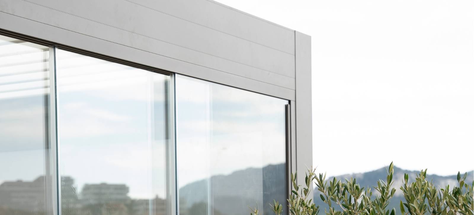 Rideaux de verre SUNFLEX sur pergola