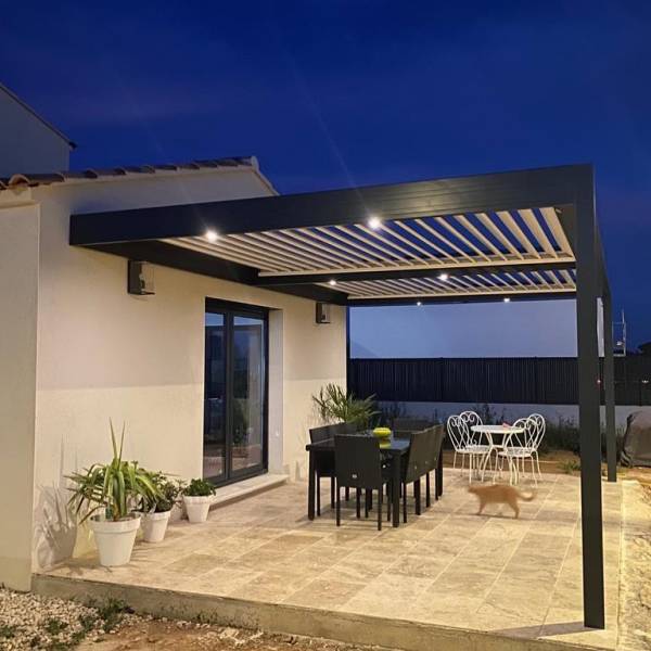 Pergola terrasse maison bouches du rhone