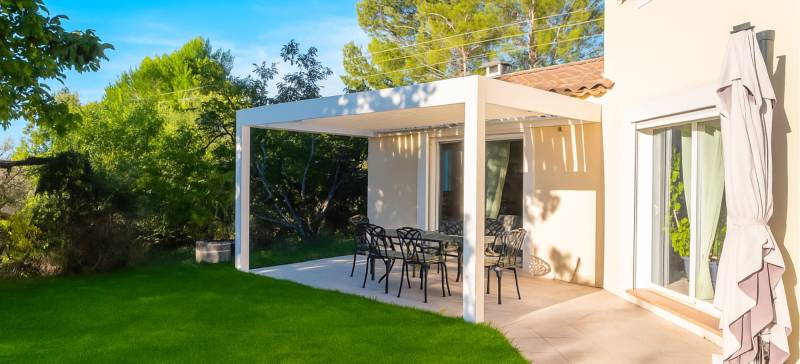pergola 5x3 blanche marseille