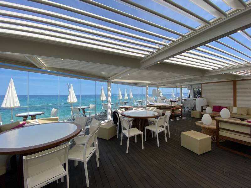 Fermeture en verre Pergola 