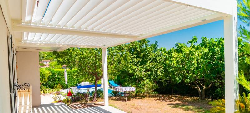 pergola blanche 5x4 chateau gombert