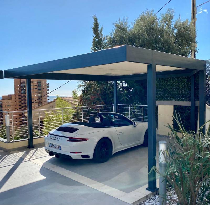 Découvrez notre installation de Carport sur 4 poteaux au cœur de Cassis.