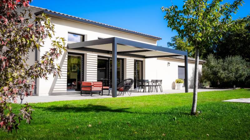 Pergola 5x4 en aluminium Châteauneuf-le-Rouge