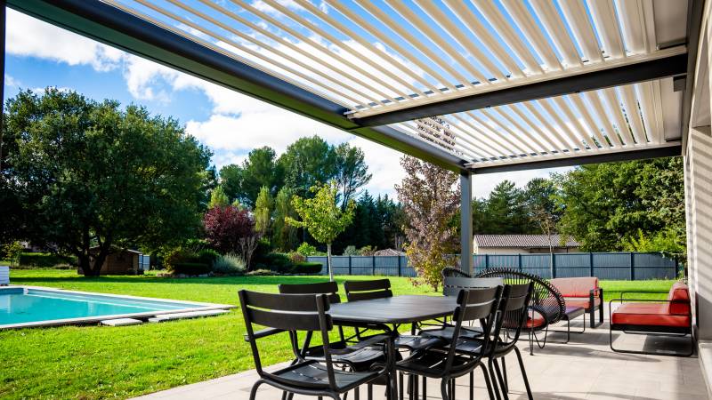 Pergola Bioclimatique en aluminium marseille