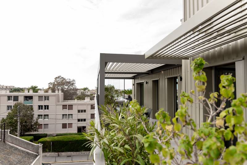 Pergola grise marseille