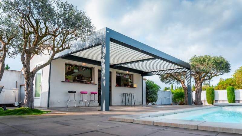 réalisation de pergola Cuges-les-Pins