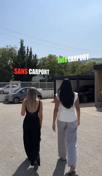 vidéo abri de voiture 