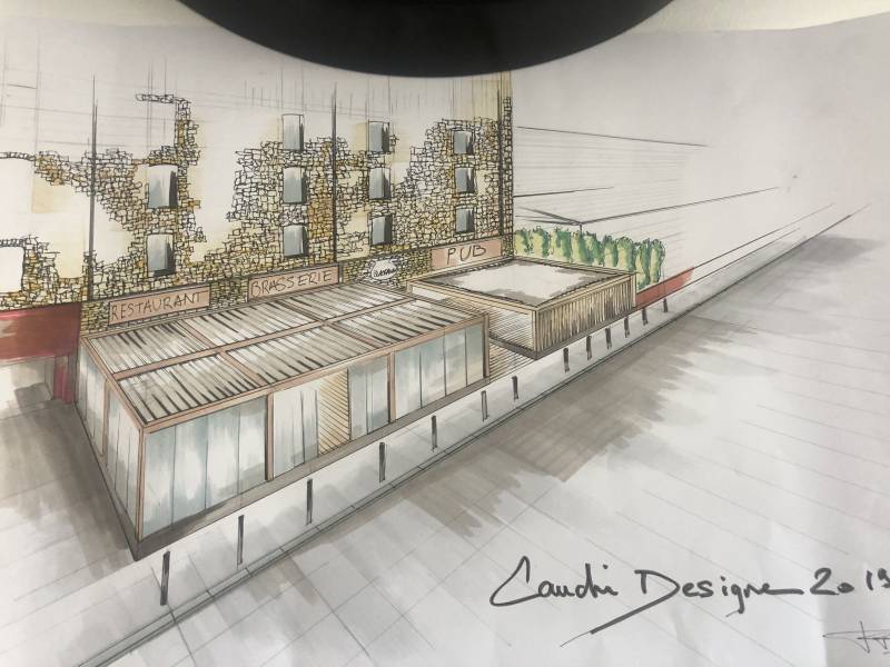 Projet pergola bioclimatique par Cauchi Design Black Angus