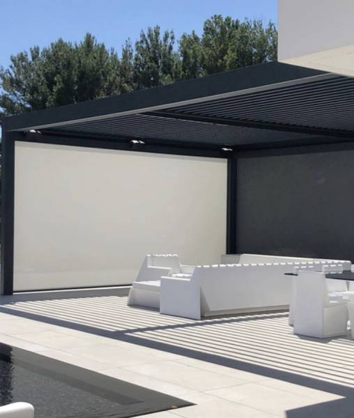 Store en alu pour pergo 