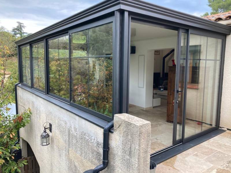 Véranda extension maison salon Marseille 13011 Bouches du Rhône