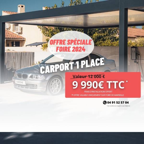 Carport en alu pas chère 