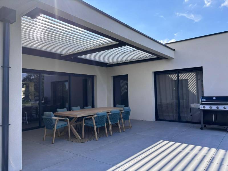 pergola adossée 6x4