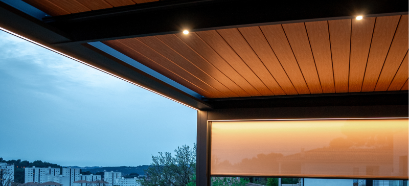 Pergola avec éclairage intégré Aubagne 