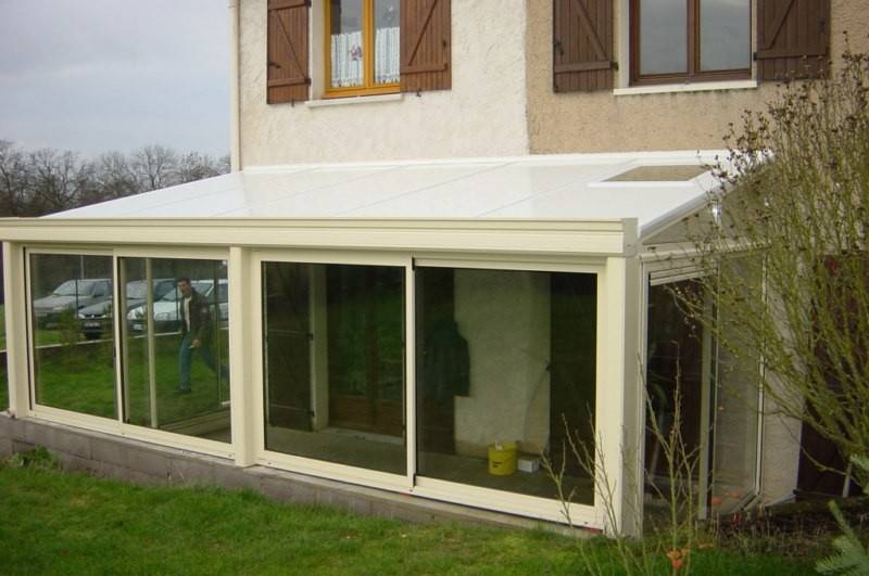 Puits de lumière véranda maison extension