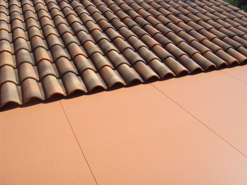 Toiture tuile maison et thermotop véranda